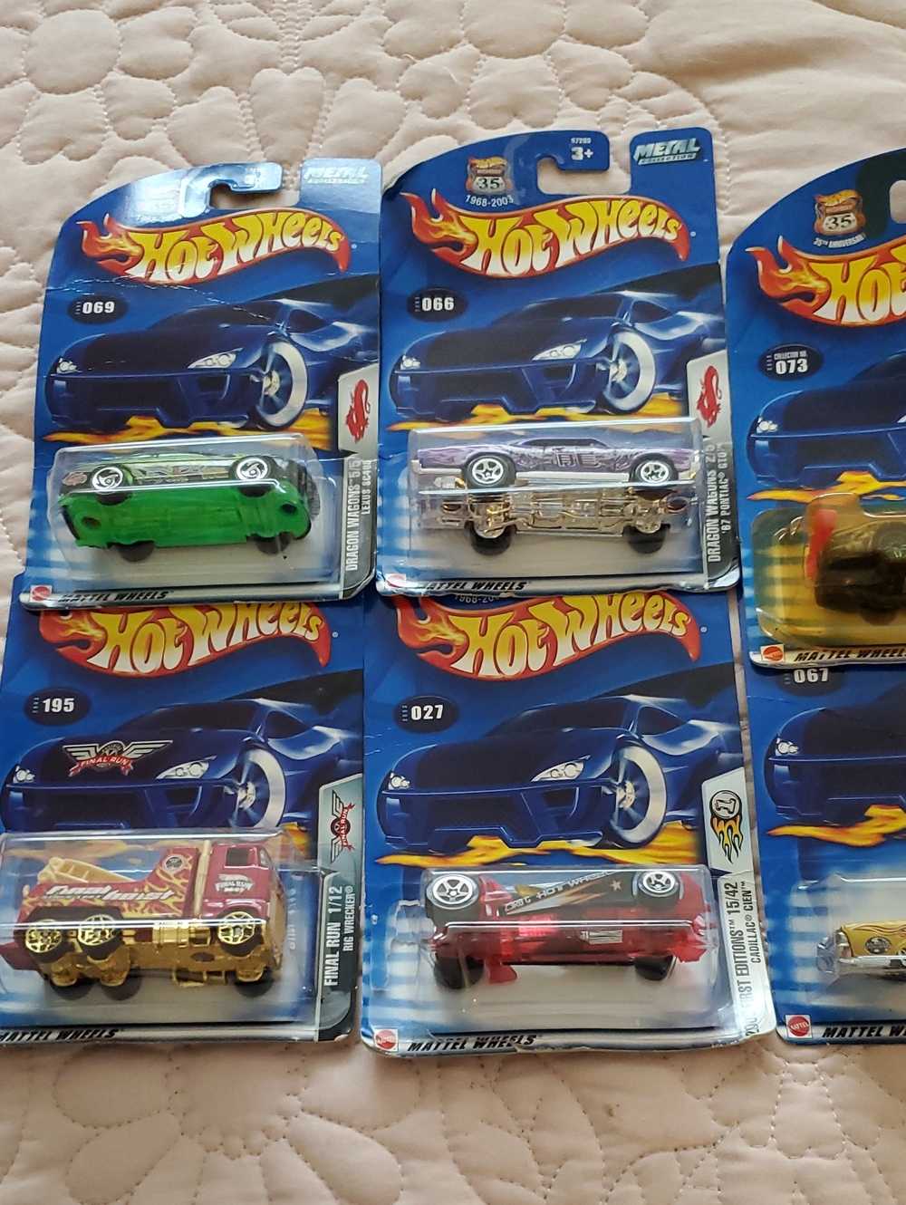 Hot Wheels Die-Cast Car Pack - Green, Silver, Red